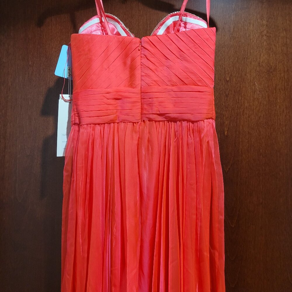Angela and Alison Long Prom 41023 Size 2 Watermelon Color - Picture 6 of 7